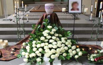 Trauerfeier mit Urne am Nordfriedhof